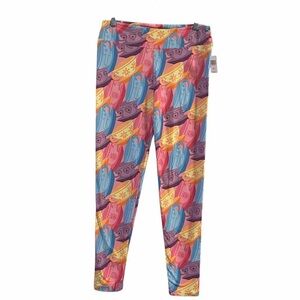 Disney Parks Alice In Wonderland Teacups Leggings Pants Size Medium NWT